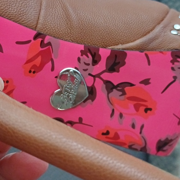 Betsey Johnson Catelynn brown leather platform pumps 9.5 Corset heels - Picture 15 of 15